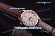 Chopard L.U.C Asia 2836 Automatic Movement Rose Gold Case with White Dial and Roman Numeral Markers
