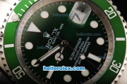 Rolex Submariner Swiss ETA 2836 Automatic Movement Full Steel Case/Strap with Green Dial and Bezel