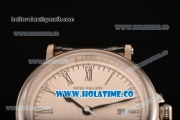 Patek Philippe Calatrava Miyota Quartz Steel Case with White Dial and Black Roman Numeral Markers