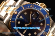 Rolex Submariner Two Tone Blue Model ETA2836 Auto 1:1 Clone With Ceramic Bezel 116613LB