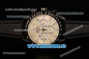 Omega Speedmaster Moonwatch Co-Axial Chronograph Miyota OS20 Quartz PVD Case with Beige Dial and Stick Markers