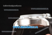 HYT H1 Titanium Clone HTY Cal.101 Manual Winding Steel Case with White Dial and Black Rubber Strap