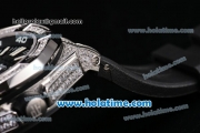 Audemars Piguet Royal Oak Offshore Diver Asia 4813 Automatic Steel/Diamonds Case with Black Dial and Stick Markers