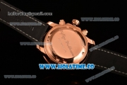 BlancPain Fifty Fathoms Flyback Chrono Miyota OS20 Quartz Rose Gold Case with Black Dial and Stick Markers (ZF)