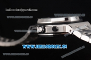 Audemars Piguet Royal Oak Offshore Seiko VK67 Quartz Stainless Steel Case/Bracelet with Black Dial and Arabic Numeral Markers