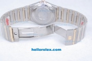 Omega Constellation Rose Gold with Diamond Bezel and Marking- White Dial For Lovers Model