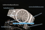 Audemars Piguet Royal Oak Swiss ETA 2824 Automatic Stainless Steel Case with Diamond Bezel Black Dial and Stick Markers