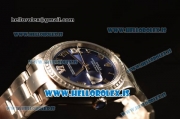 Rolex Datejust Blue Dial With Diamond Bezel Steel Rolex 3255