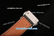 Hublot Chukker Bang Chrono Swiss Valjoux 7750-DD Automatic Steel Case with Black Dial and Brown Leather Strap