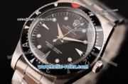 Rolex Milgauss Vintage Swiss ETA 2836 Automatic Full Steel with White Markers and Black Dial