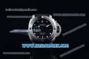 Panerai Luminor Submersible 1950 3 Days Automatic PAM01305 Clone P.9010 Automatic Steel Case with Black Dial Dot Markers and Black Rubber Strap (ZF)