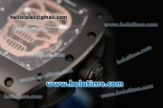 Richard Mille RM 52-01 Swiss ETA 2671 Automatic PVD Case with Black Rubber Bracelet Skeleton Dial and White Markers - 1:1 Original