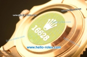 Rolex Yachtmaster Swiss ETA 2836 Automatic Full Gold with Gold Dial 10 Micron Plated-1:1 Original