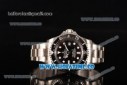 Rolex Deepsea Sea-Dweller Swiss ETA 2836 Automatic Steel Case with Black Ceramic Bezel and White Markers (NOOB)