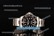 Rolex Deepsea Sea-Dweller Swiss ETA 2836 Automatic Steel Case with Black Ceramic Bezel and White Markers (NOOB)