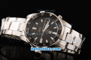 Tag Heuer Aquaracer Automatic Movement Steel Case with Black Dial and White Stick Marker-SS Strap