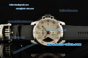 Chopard Superfast Miyota OS2035 Quartz Steel Case with Black Rubber Strap White Dial Stick Markers Chopard Superfast Miyota OS2035 Quartz Steel Case with Black Rubber Strap White Dial Stick Markers