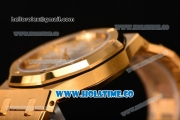 Audemars Piguet Royal Oak 41MM Miyota 9015 Automatic Full Yellow Gold with White Dial and Stick Markers (BP)