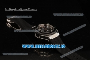 Hublot Big Bang Chrono Swiss Valjoux 7750 Automatic Steel/PVD Case Black Dial With Stick/Arabic Numeral Markers Black Rubber Strap