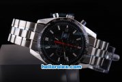 Tag Heuer Aquaracer Chrono Day-Date Automatic with Black Dial