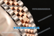 Rolex Datejust Rose Gold Case 3135 Auto with Pink Dial and Two Tone Bracelet - 1:1 Origianl