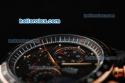 Oris Williams F1 Team Automatic Movement PVD Case with Black Dial and Rose Gold Arabic Numerals