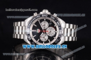 Tag Heuer Formula 1 Miyota Quartz Stainless Steel Case/Bracelet with Black Dial and Stick Markers