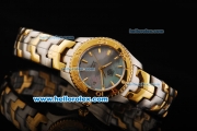 Tag Heuer Link 200 Meters Swiss Quartz Movement MOP Dial with Gold Bezel and Two Tone Strap