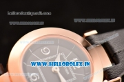 Cartier Pasha C Swiss Quartz Rose Gold Case with Black Dial and White Markers