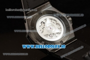 Hublot Big Bang Sang Bleu 9015 Automatic PVD Case with Black Dial Arabic Numeral Markers and Genuine Leather Strap