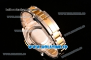 Rolex Daytona II Chrono Swiss Valjoux 7750 Automatic Two Tone Case/Bracelet with White Dial Stick Markers and Yellow Gold Bezel (JF)