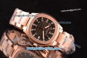 Patek Philippe Aquanaut 4813 Automatic Rose Gold Case/Strap with Chocolate Dial