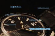 Omega Seamaster Swiss ETA 2836 Automatic with Black Dial and Bezel-Rubber Strap