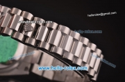 Rolex Datejust Asia 2813 Automatic Movement Steel Case/Strap with Silver Dial and Diamond Markers - ETA Coating