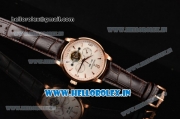 Jaeger-LECoultre Master Asia Automatic Rose Gold Case with White Dial and Stick/Arabic Numeral Markers