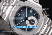 Patek Philippe Nautilus Clone PP 315 Automatic Stainless Steel Case/Bracelet with Blue Dial and Stick/Arabic Numeral Markers (BP)