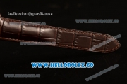 Cartier Drive de Cartier Asia Automatic Rose Gold Case with Grey Dial and Brown Leather Strap (AAAF)