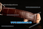 Tag Heuer Carrera Calibre 5 wiss ETA 2824 Automatic Steel Case with White Dial and Brown Leather Strap