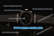 Hublot Big Bang Chronograph Swiss Valjoux 7750 Automatic PVD Case with Black Dial and Black Rubber Strap (YF)