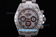 Rolex Daytona Chronograph Automatic with White Dial and Bezel,Roman Marking