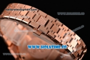 Audemars Piguet Royal Oak Chrono 41MM Swiss Valjoux 7750 Automatic Full Rose Gold with Blue Dial and Stick Markers (EF)