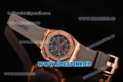 Audemars Piguet Royal Oak Offshore Miyota Quartz Rose Gold Case with Grey Dial and White Stick Markers (EF)