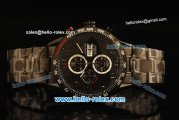 Tag Heuer Carrera Calibre 16 Chronograph Quartz Movement PVD Case with PVD Bezel and PVD Strap