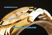 Rolex Datejust Automatic Movement Full Gold with White Dial and Diamond Bezel-ETA Coating Case