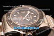 Breitling SuperOcean 44mm 2824 Auto Steel Case with Black Dial and Steel Bracelet Orange Hands - 1:1 Origianl (GF)