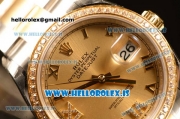 Rolex Datejust YG Dial With Diamond Bezel Two Tone YG/SS Rolex 3255