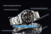 Rolex Submariner Comex Asia 2813 Automatic Steel Case with Black Dial Orange Dots Markers and Steel Bracelet