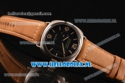 Panerai PAM00388O Radiomir Black Seal 3 Days Automatic Asia Automatic Steel Case with Black Dial and Brown Leather Strap