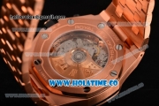 Audemars Piguet Royal Oak Offshore 2014 New Chrono Swiss Valjoux 7750 Automatic Full Rose Gold with Arabic Numeral Markers and Rose Gold Dial (J12)