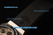 Hublot Big Bang Swiss Tourbillon Manual Winding Movement Steel Case with Black Dial With Ceramic Bezel -Black Rubber Strap